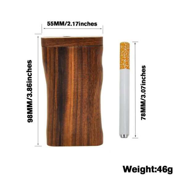 Walnut Wave-shaped Smoking Set Suit