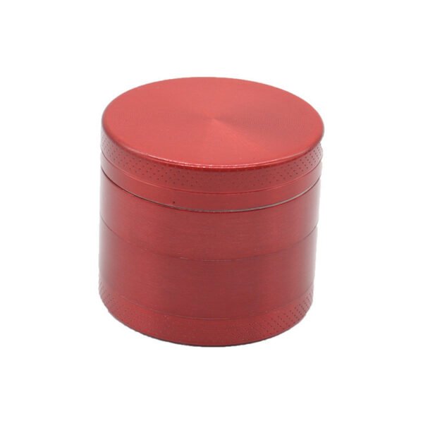 Multicolor Flat Four-Layer Plum Pattern Zinc Alloy Cigarette Grinding Device  Grinding Device Smoking Set Wholesale