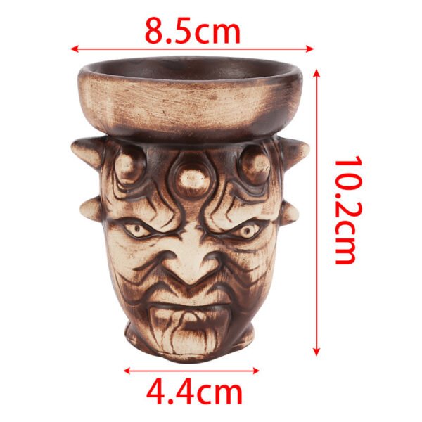 Hookah Accessories Ceramic Pot Single Hole Hookah Ceramic Smoke Bowl