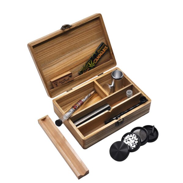 930fad1f-e894-4ebd-9932-3ae967633440.jpg Household Portable Wooden Smoking Set Kit