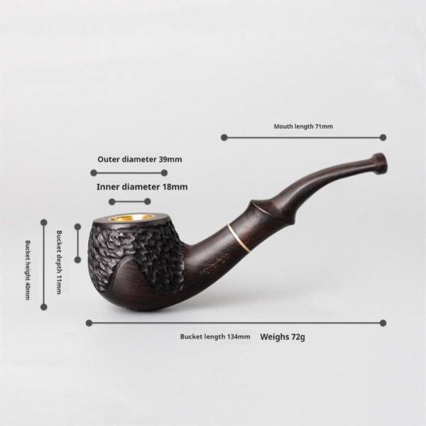 a0dfc701-f209-41e2-b8a1-e0ed77679a37_fine.jpeg Costustoot Handmade Blackwood Pipe Wooden Smoking Set Pipe Dual-use