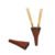 Classic Wooden Pipe Mini Portable Two-hole Wooden Smoking Set