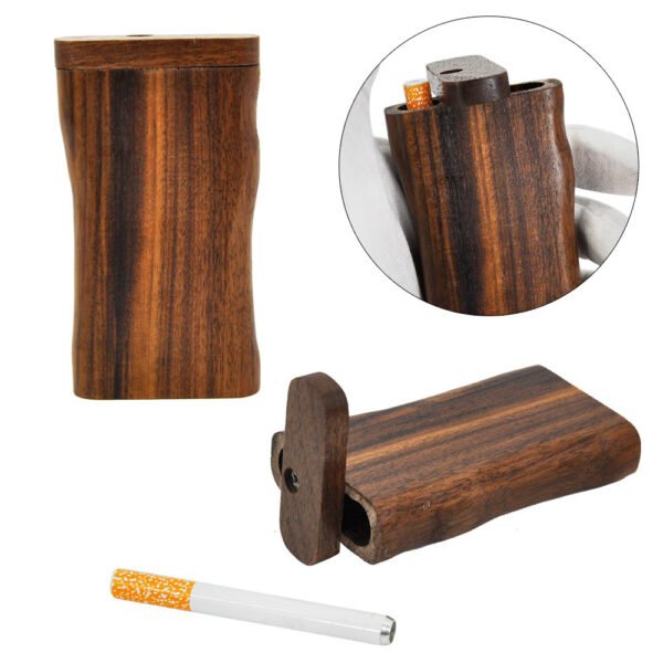 Walnut Wave-shaped Smoking Set Suit