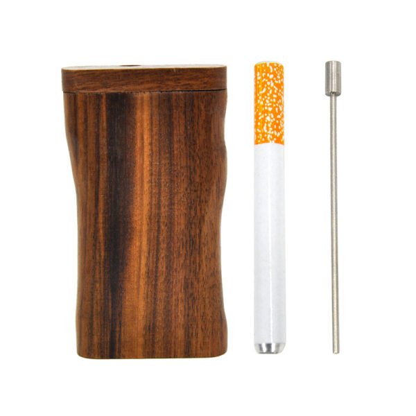 Walnut Wave-shaped Smoking Set Suit